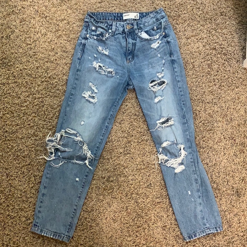 Ripped Mom Jeans
